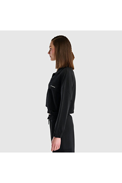 New Balance Lifestyle Women's Black Sweatshirts Wnj1529-Bk