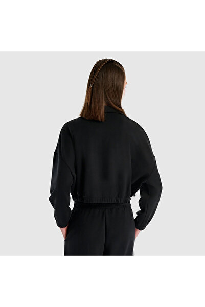 New Balance Lifestyle Women's Black Sweatshirts Wnj1529-Bk