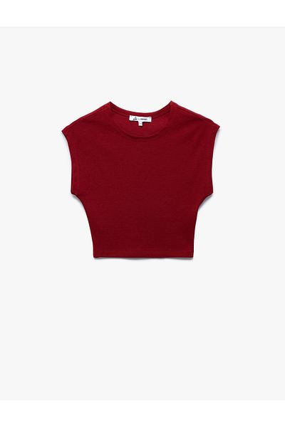 Koton Tricou pentru damă, cu decolteu, fără mâneci, în amestec modal, slim fit
