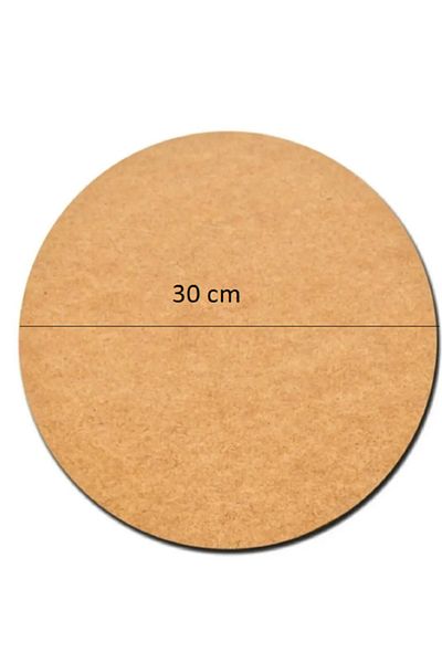 Rapithwin 12 τεμάχια 30 cm Διάμετρος 3 mm (2,7 mm) Ακατέργαστη βάση πλάκας κύκλου MDF Duralite