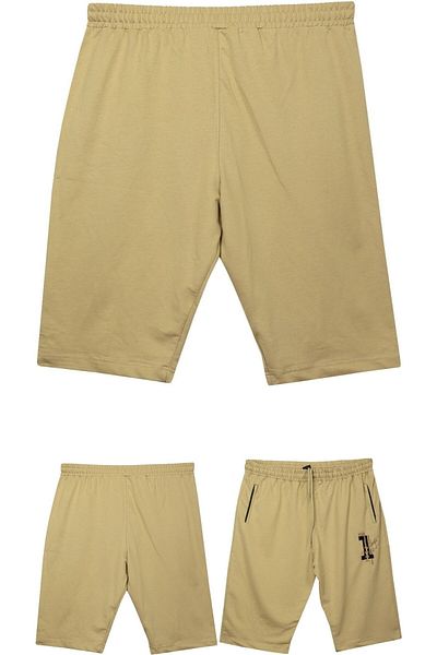 marufshop Pine1 Written Combed Cotton Capri Suitable for Men's Large Sizes between 110 - 150 Kilograms