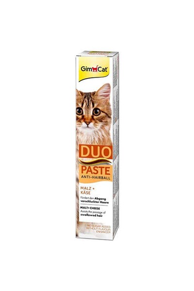 Gimcat Anti-Hairball Duo Paste Peynir+Malt 50gr