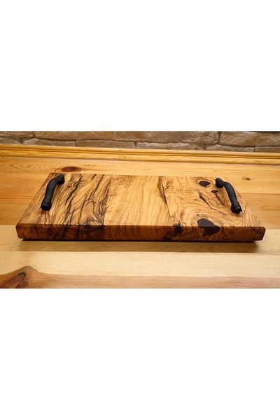 F&S WoodArt Olive Tree Epoxy filled 39.5 x 19 cm Tray presentation Coffee Promise Engagement tray