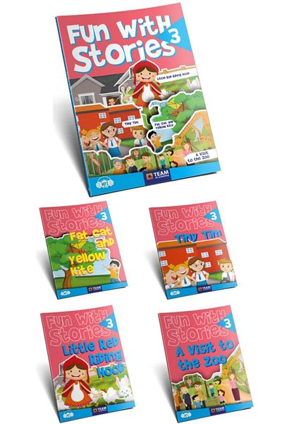 Team Elt Publishing 3. Class English Story Set (4 Books) Fun with Stories 3