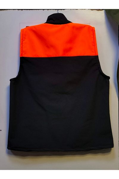 BeyzDenim Water Repellent Thermal Fleece with Orange for Biker and Work