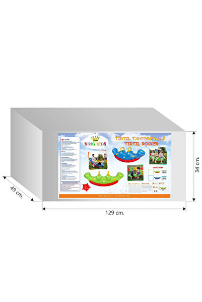 Genel Markalar Top Havuzu Seti - Kaydırak ve Toplar Dahil - Tahterevalli Set - Çocuk Oyun Alanı - Anaokulu -  Kreş