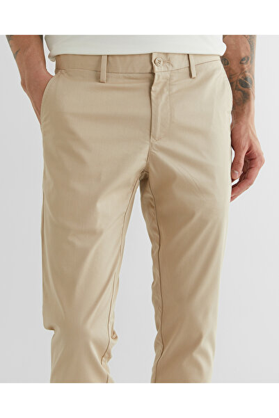 Gant Men's Beige Slim Fit Trousers