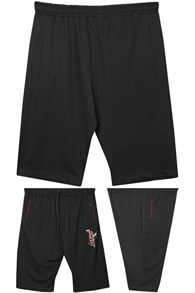 marufshop Erkek Büyük Beden 110 - 150 Kilo Arası İçin Uygun Pine1 Yazılı Penye Kapri