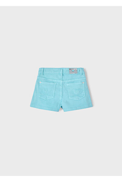 MAYORAL Turquoise Girl's Gabardine Shorts