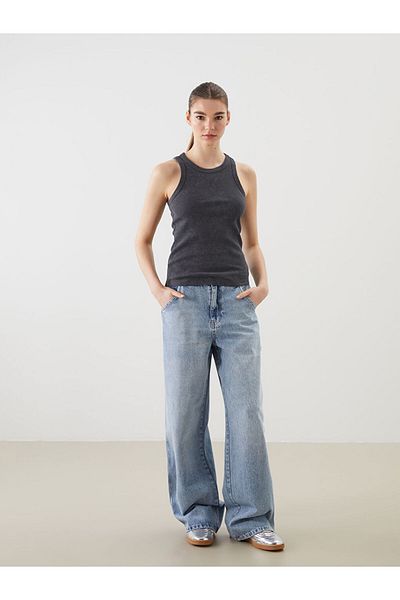 LC Waikiki New Season Crew Neck Textured Women's Undershirt - S5Gq85Z8