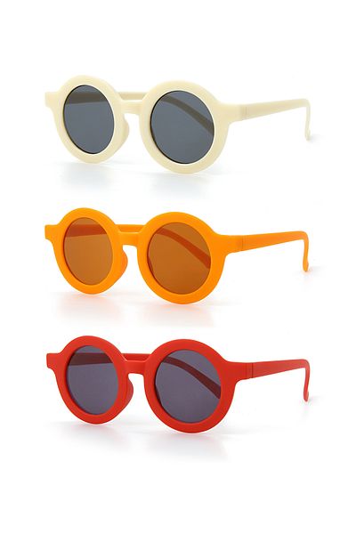 Nilu Moda Children's Sunglasses 3-Piece Deal Set