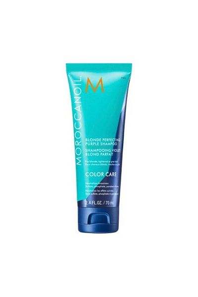 Moroccanoil Sampon pentru par blond Moroccanoil Blonde Perfecting Purple 70ml