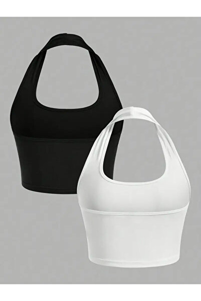 npLStore Жіноче 2-кольорове нове сезонне дихаюче бавовняне бюст'є з бавовняної культури