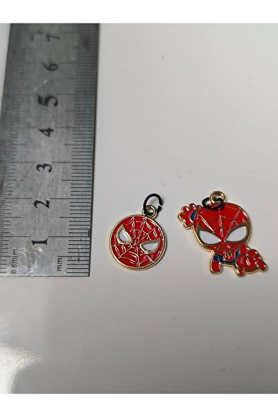 Esey Dizayn Örümcek Adam Metal Kolye