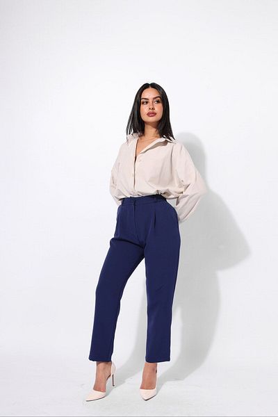 Reyon Premium Navy Blue Pants