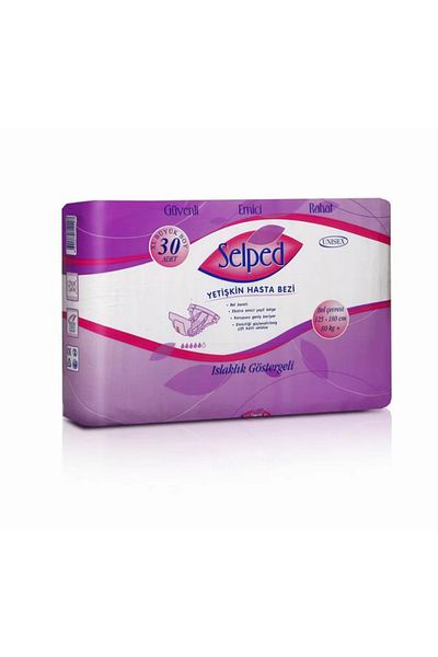 Selped Adult Diapers Incontinence XL, 30 Pcs
