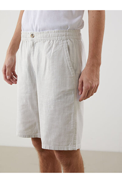 LC Waikiki Ανδρικό σορτς βερμούδας Standard Fit Linen Look