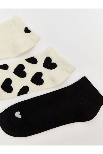 LC Waikiki New Season Printed Women's Booties Socks 5-Piece - S5P849Z8