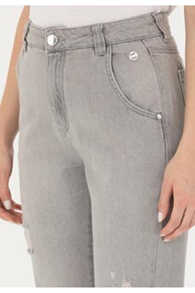 U.S. Polo Assn. Kadın Gri Jean Pantolon 1680109