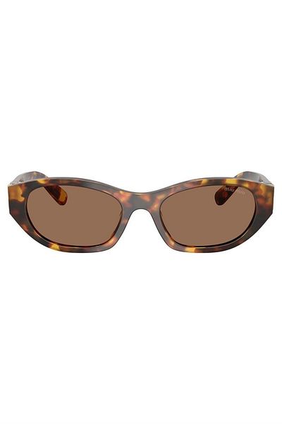 Miu Miu Mu A03S 14L60M 53 Hn Women's Sunglasses - Brown