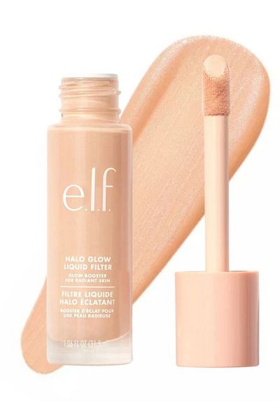 Huda Beauty e.l.f. Halo Glow Liquid Filter Complexion Booster – 1 Fair, 31.5ml | Illuminating Liquid Makeup
