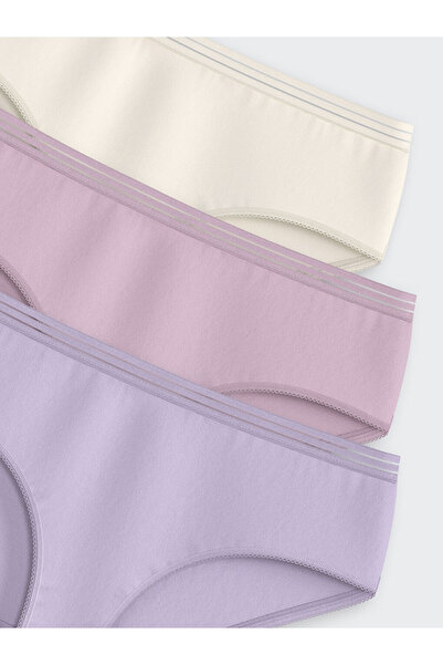 LC Waikiki Düz Hipster Külot 3'lü Paket (S5)