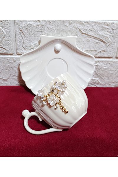 decovien 6 Personality Pearl Model Porcelain Tea Set