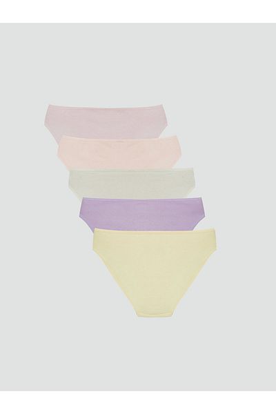 LC Waikiki Lcw Young Pink Printed Bikini Panties 5 Pack