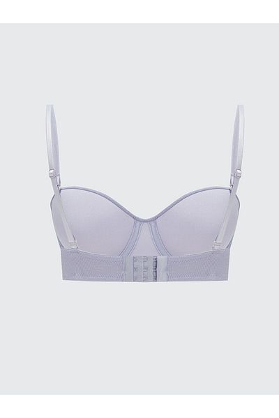 LC Waikiki Lilac Underwire Unpadded Plain Strapless Bra