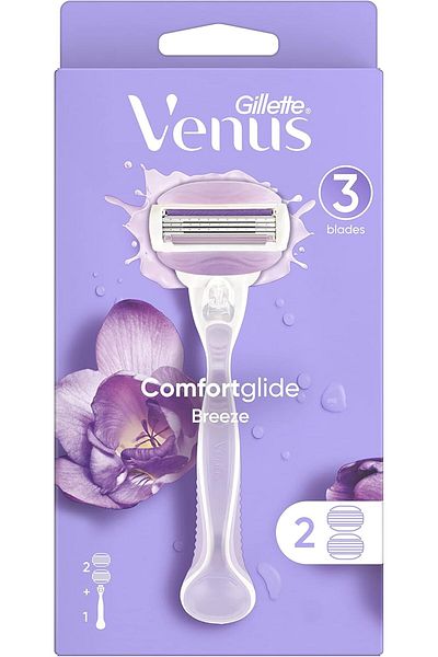 Gillette Gillette Venus ComfortGlide Breeze Women's Razor, 1 Handle + 3 Replacement Blades