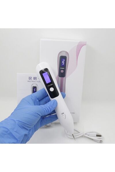 MAGİC FİNGERS Profesyonel Plazma Pen 9 Kademeli Dövme Siğil Akne Ben Kırışılı...