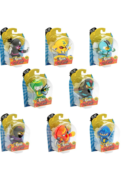 GIOCHI PREZIOSI Sesli Fart Ninjas Gaz Çıkaran Sensörlü Figür S9 1 adet