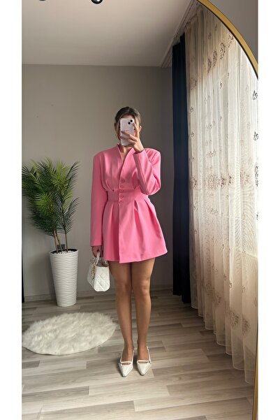 ensbutik Belden Pensli Ceket Elbise