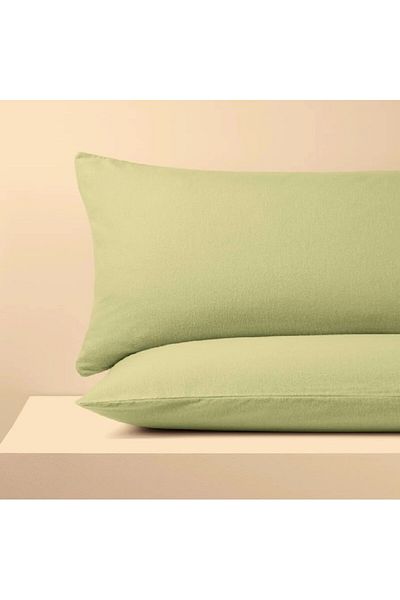 Kotonia Home Set 2 Fete de perna Kotonia Home, 100% bumbac, ranforce color uni, 50x80 cm, verde olive
