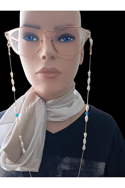 Ralp Moda سلسلة نظارات مع لؤلؤ الباروك