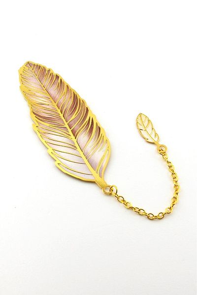 Solfera Vintage μεταλλικό σελιδοδείκτης - Hokka Reader, Bird Tube Cream και σελιδοδείκτης με αλυσίδα AY033