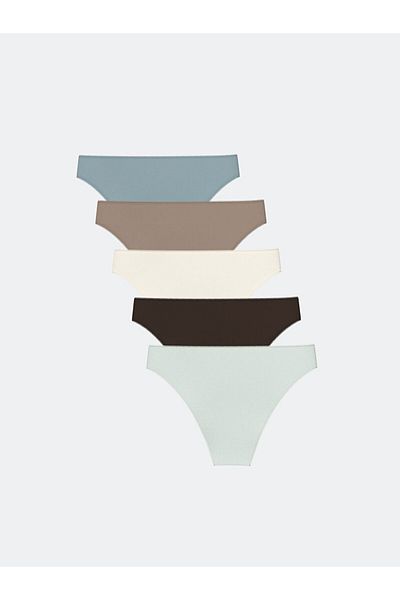 LC Waikiki Lcw Dream Blue Plain Hipster Panties 5 Pack