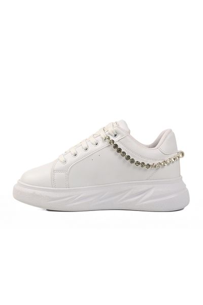 AYAKMOD White Women's Streetball Shoes Lady 7081 Z