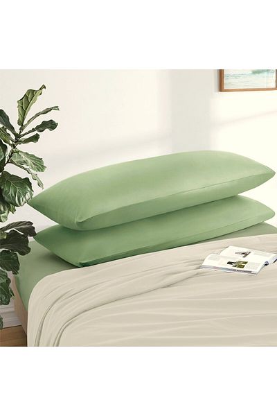 Kotonia Home Set 2 Fete de perna Kotonia Home, 100% bumbac, ranforce color uni, 50x80 cm, verde olive