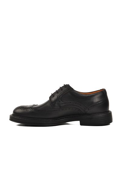 Dr.Flexer Black Orthopedic Genuine Leather Men's Casual Shoes 099001   M