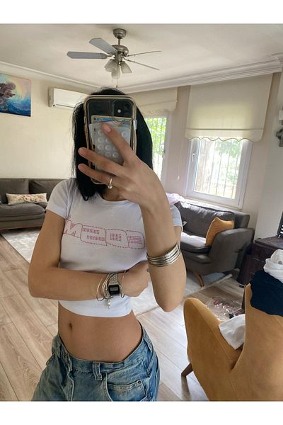 Gofeel Ζώνη Boy Cosmic Pink Stone Printed Crop