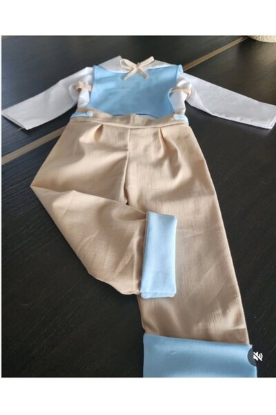 Tozpembebaby طقم قميص بنطلون بتصميم - عيد ميلاد الصبي - طقم عيد ميلاد