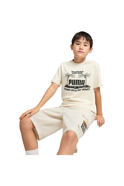 Puma Tricou Puma Mid90s Graphic Tee Iii B, Bej, Copii