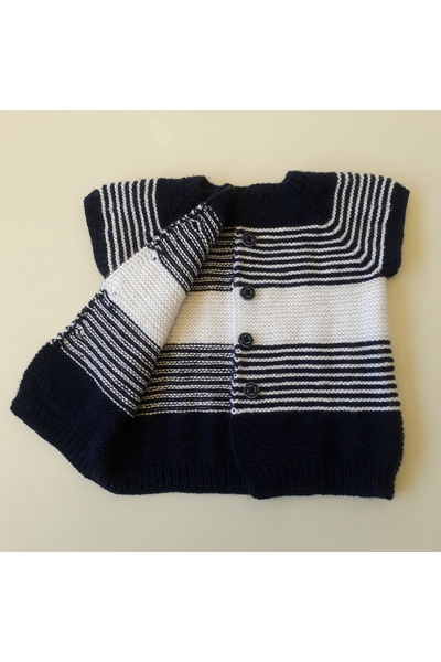 PİNA HEDİYELİK AKSESUAR EL ÖRGÜSÜ YELEK BEBEK YELEK ŞİŞ İŞİ EL İŞİ YELEK ÇOCUK YELEK 0-2 YAŞ