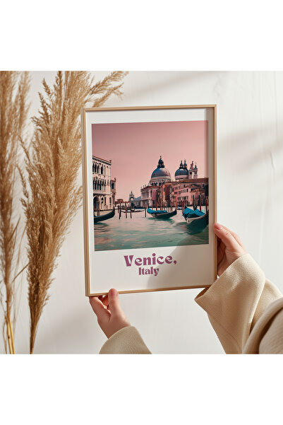 UNT Pictură „Veneția” cu rama din lemn