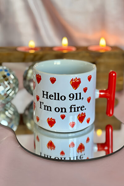 Cool Stuff Hello 911, I Am on Fire Mug