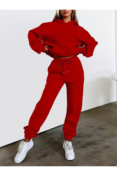 BRLKN Unisex Hooded Tracksuit Set 3 Thread Cotton New Season