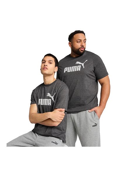 Puma Tričko Puma Ess No. 1 Logo Heather Tee, šedé, pánské