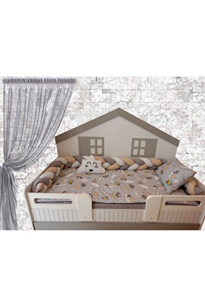Home %100 pamuklu montessori bebek uyku seti terletmez