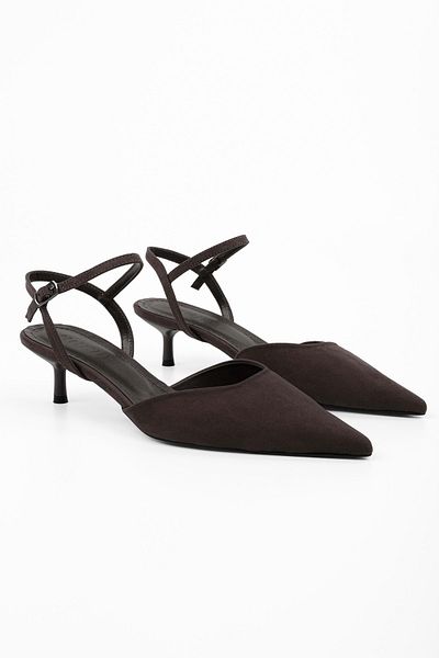 Shoeberry Damen Raphael Braun Wildleder Stiletto